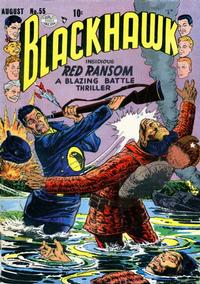 Cover for Blackhawk (Quality Comics, 1944 series) #55