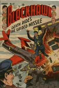 Cover for Blackhawk (Quality Comics, 1944 series) #67