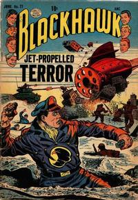 Cover for Blackhawk (Quality Comics, 1944 series) #77