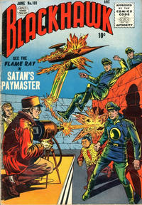Cover Thumbnail for Blackhawk (Quality Comics, 1944 series) #101