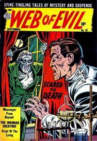 Cover for Web of Evil (Quality Comics, 1952 series) #18