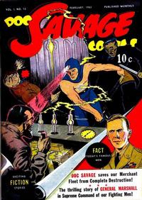Cover for Doc Savage Comics (Street and Smith, 1940 series) #v1#12 [12]