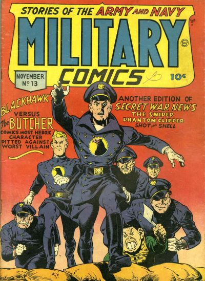 Cover for Military Comics (Quality Comics, 1941 series) #13