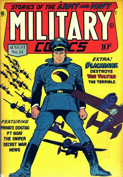 Cover for Military Comics (Quality Comics, 1941 series) #21