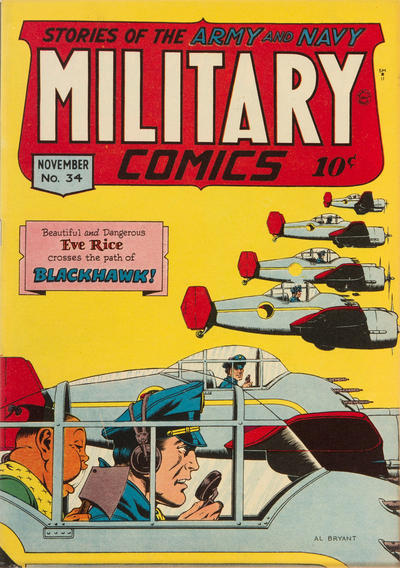 Cover for Military Comics (Quality Comics, 1941 series) #34