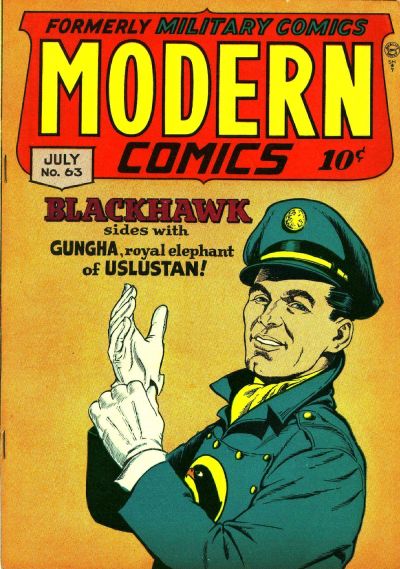 Cover for Modern Comics (Quality Comics, 1945 series) #63