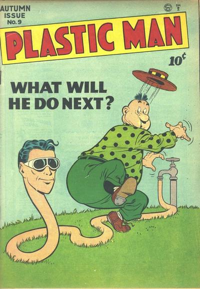 Cover for Plastic Man (Quality Comics, 1943 series) #9