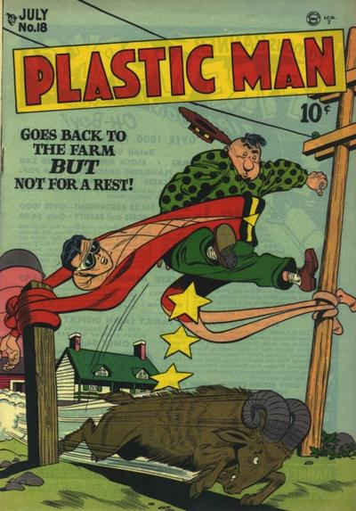 Cover for Plastic Man (Quality Comics, 1943 series) #18