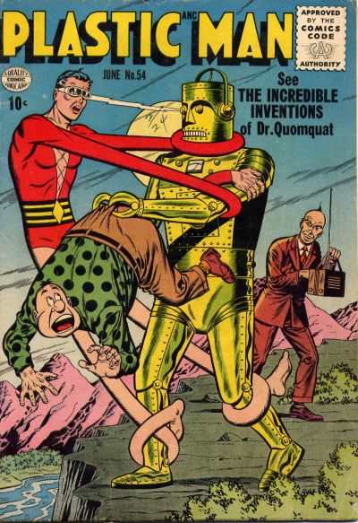 Cover for Plastic Man (Quality Comics, 1943 series) #54