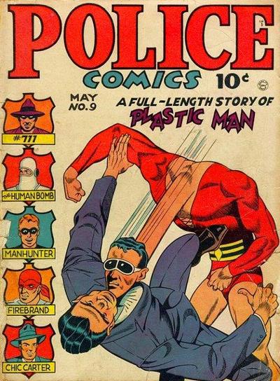 Cover for Police Comics (Quality Comics, 1941 series) #9
