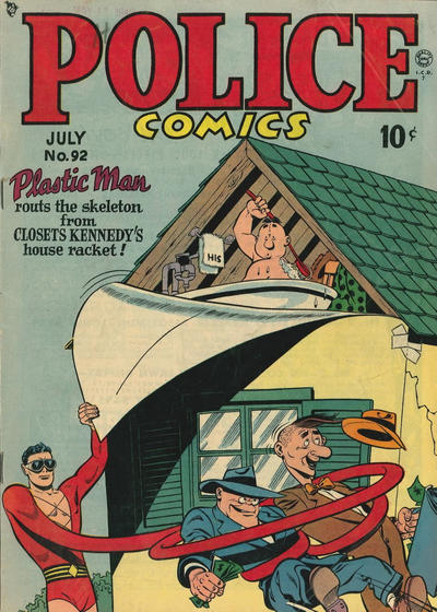 Cover for Police Comics (Quality Comics, 1941 series) #92