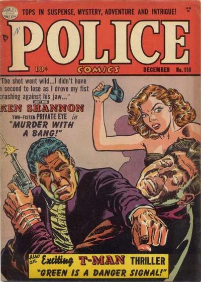 Cover for Police Comics (Quality Comics, 1941 series) #110