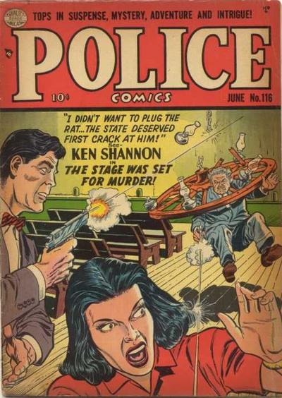Cover for Police Comics (Quality Comics, 1941 series) #116