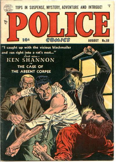 Cover for Police Comics (Quality Comics, 1941 series) #118