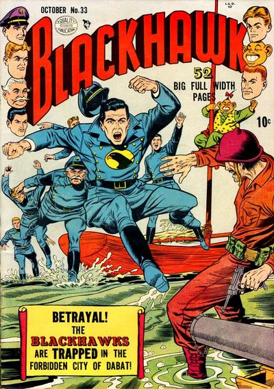 Cover for Blackhawk (Quality Comics, 1944 series) #33