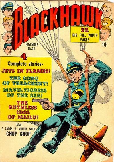 Cover for Blackhawk (Quality Comics, 1944 series) #34