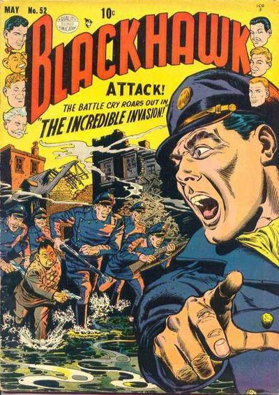 Cover for Blackhawk (Quality Comics, 1944 series) #52