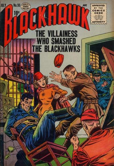 Cover for Blackhawk (Quality Comics, 1944 series) #90