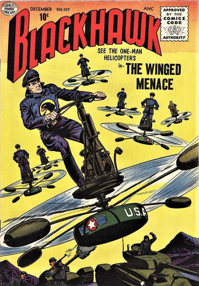 Cover for Blackhawk (Quality Comics, 1944 series) #107