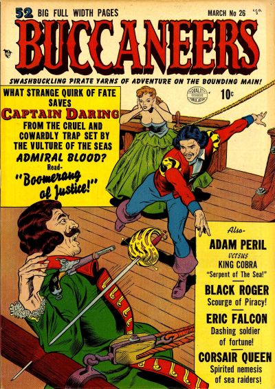 Cover for Buccaneers (Quality Comics, 1950 series) #26