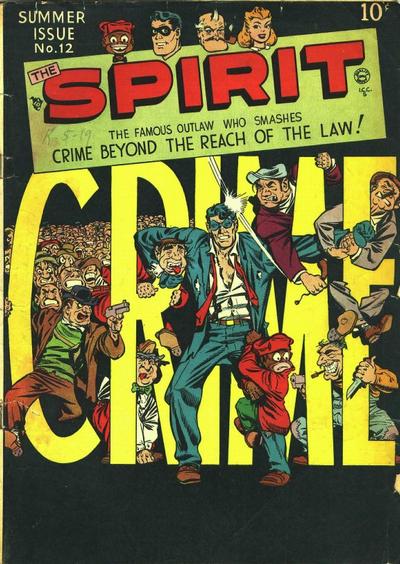 Cover for The Spirit (Quality Comics, 1944 series) #12