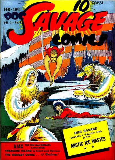 Cover for Doc Savage Comics (Street and Smith, 1940 series) #v1#3 [3]