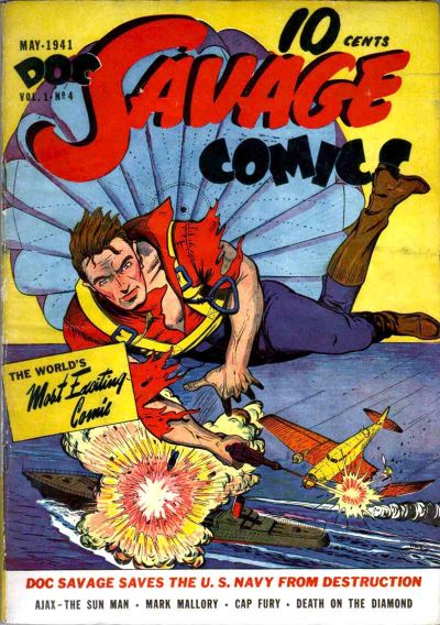 Cover for Doc Savage Comics (Street and Smith, 1940 series) #v1#4 [4]