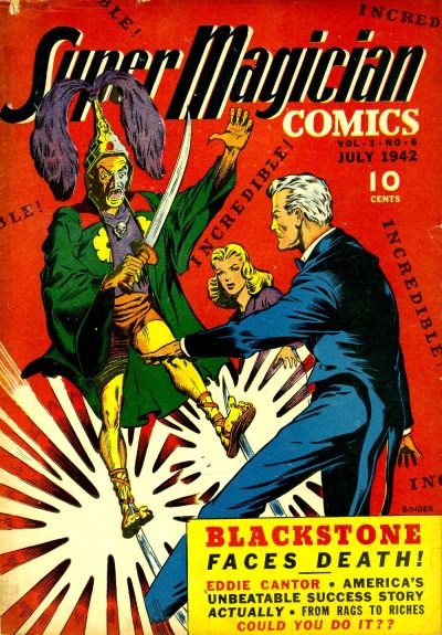 Cover for Super-Magician Comics (Street and Smith, 1941 series) #v1#6