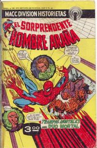 Cover Thumbnail for El Sorprendente Hombre Araña (Editorial OEPISA, 1974 series) #69