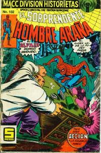 Cover Thumbnail for El Sorprendente Hombre Araña (Editorial OEPISA, 1974 series) #102