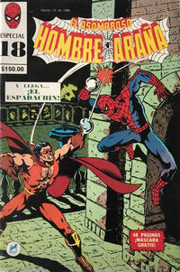 Cover Thumbnail for El Asombroso Hombre Araña Especial (Novedades, 1984 series) #18