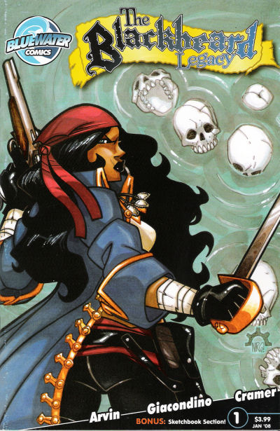 Cover for The Blackbeard Legacy (Bluewater / Storm / Stormfront / Tidalwave, 2008 series) #1 [Cover A]