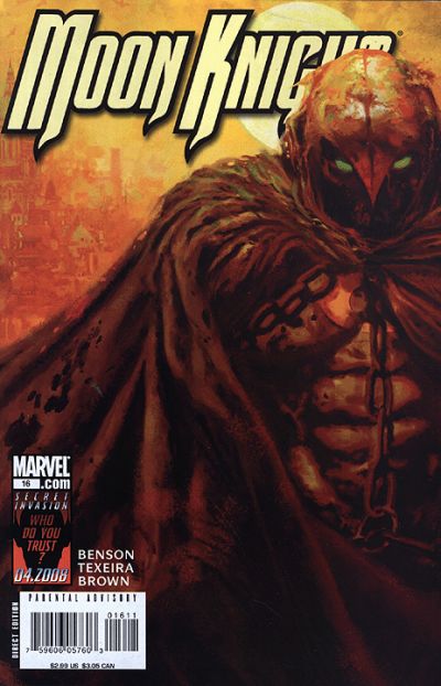 Cover for Moon Knight (Marvel, 2006 series) #16
