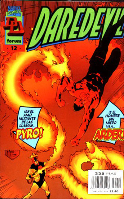 Cover for Daredevil (Planeta DeAgostini, 1996 series) #12