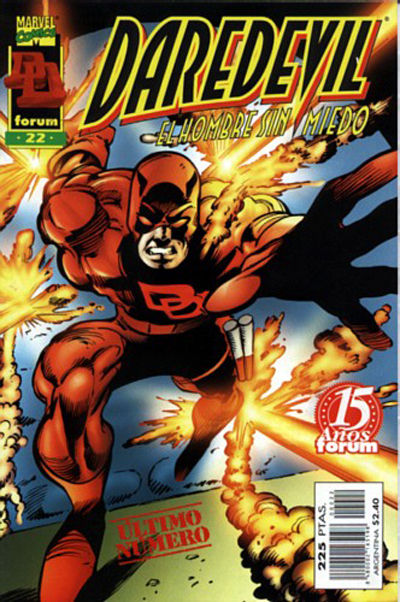 Cover for Daredevil (Planeta DeAgostini, 1996 series) #22