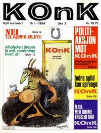 Cover Thumbnail for Konk (Bladkompaniet / Schibsted, 1977 series) #1/1984