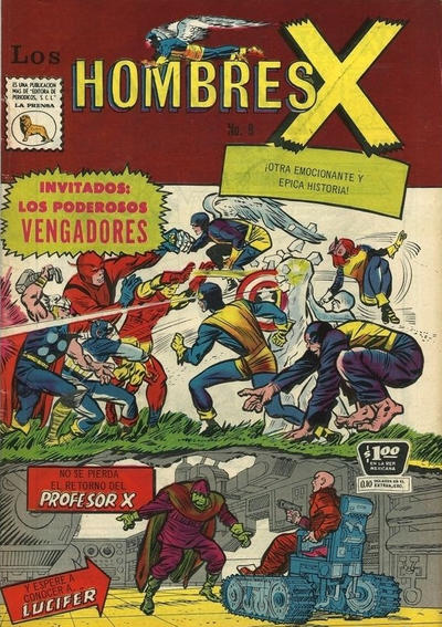 Cover for Los Hombres X (Editora de Periódicos, S. C. L. "La Prensa", 1966 series) #9