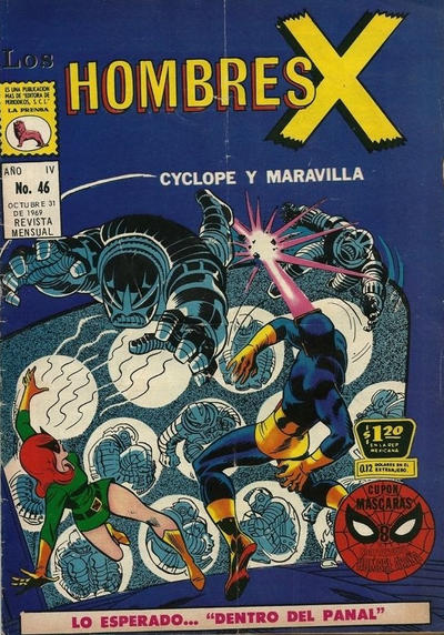 Cover for Los Hombres X (Editora de Periódicos, S. C. L. "La Prensa", 1966 series) #46