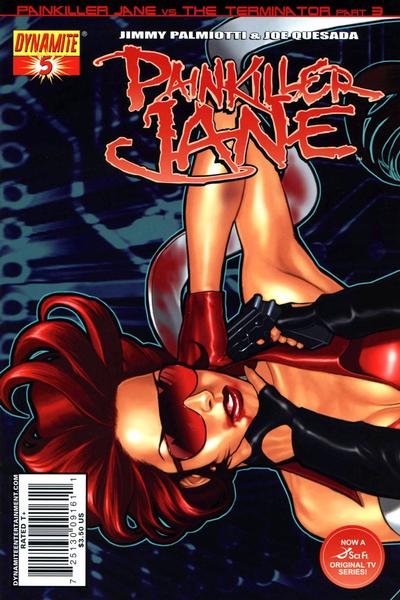 Cover for Painkiller Jane (Dynamite Entertainment, 2007 series) #5 ["Left" Cover]
