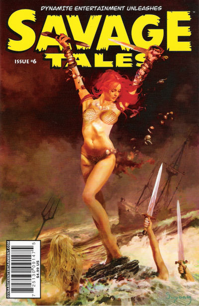 Cover for Savage Tales (Dynamite Entertainment, 2007 series) #6 [Cover A]