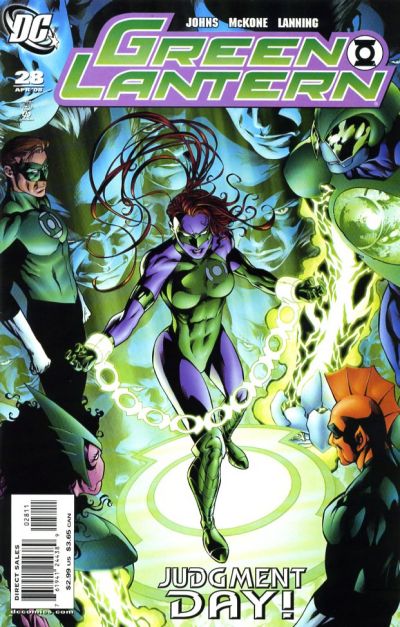 Cover for Green Lantern (DC, 2005 series) #28 [Direct Sales]