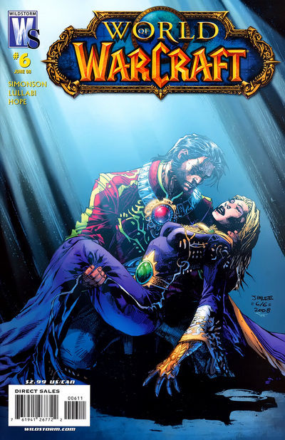 Cover for World of Warcraft (DC, 2008 series) #6 [Jim Lee Cover]