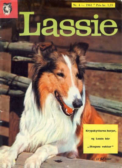 Cover for Lassie (Serieforlaget / Se-Bladene / Stabenfeldt, 1959 series) #4/1961