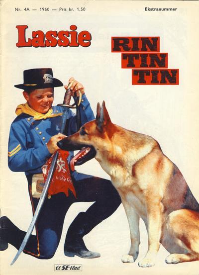 Cover for Lassie Ekstra Rin-Tin-Tin [Rin Tin Tin] (Serieforlaget / Se-Bladene / Stabenfeldt, 1959 series) #4a/1960