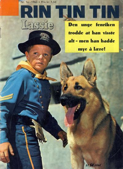 Cover for Lassie Ekstra Rin-Tin-Tin [Rin Tin Tin] (Serieforlaget / Se-Bladene / Stabenfeldt, 1959 series) #1a/1963