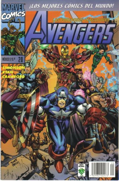 Cover for The Avengers (Grupo Editorial Vid, 1998 series) #20