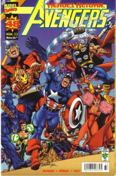 Cover for The Avengers (Grupo Editorial Vid, 1998 series) #33