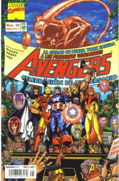 Cover for The Avengers (Grupo Editorial Vid, 1998 series) #45