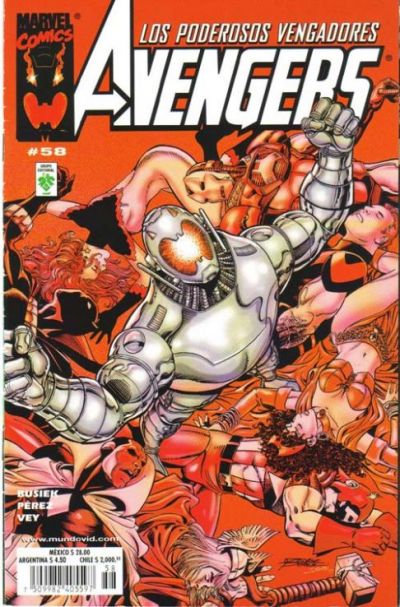 Cover for The Avengers (Grupo Editorial Vid, 1998 series) #58