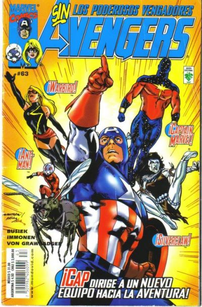 Cover for The Avengers (Grupo Editorial Vid, 1998 series) #63